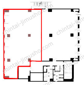 西新宿松屋ビル7Fの間取図