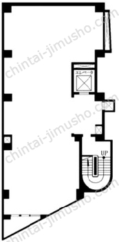 白鳥ビルB1Fの間取図