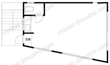 松本ビル3Fの間取図