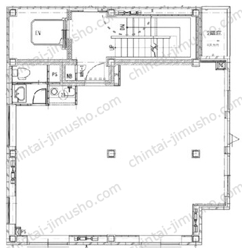 第二喜久ビル2Fの間取図