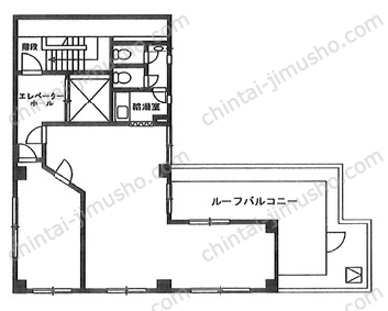 江戸川橋HOビル4Fの間取図