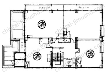 平田ビル4Fの間取図