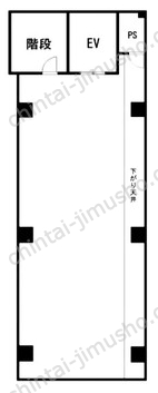 J-Grace新宿B1Fの間取図