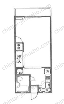 ニュー中野マンション5Fの間取図