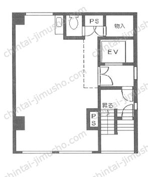 浅香ビル2Fの間取図