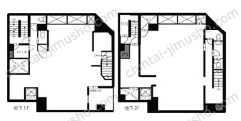 山田屋ビル一括貸の間取図