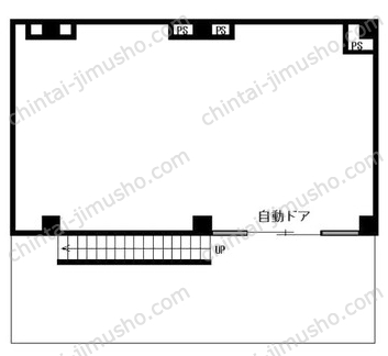 エシュレ関内1Fの間取図