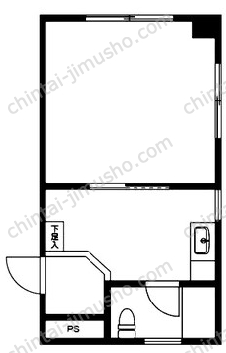 梅島ビル2Fの間取図