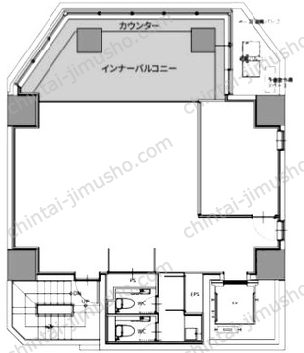 CIRCLES平河町6Fの間取図