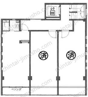 アート第一ビル4Fの間取図