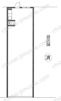 山田建物1Fの間取図