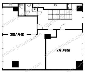 城辺橋ビル別館2Fの間取図