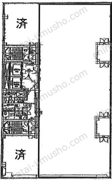 蚕糸会館4Fの間取図