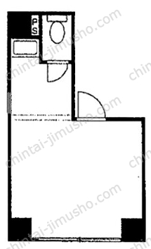 荒井ビル4Fの間取図