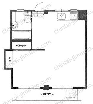 コトー高輪3Fの間取図