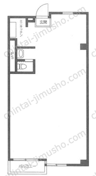 青山セブンハイツ11Fの間取図