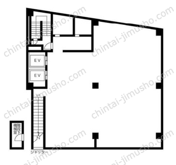 竹内ビルB1Fの間取図