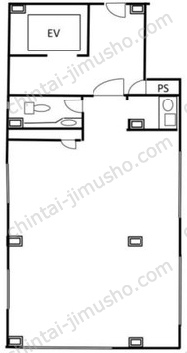 山貴田端新町ビル2Fの間取図