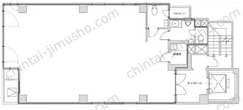 TKK新橋ビル3Fの間取図