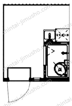 西日暮里エーシービル1Fの間取図