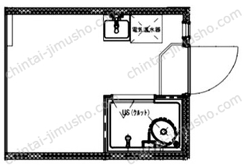 西日暮里エーシービル1Fの間取図