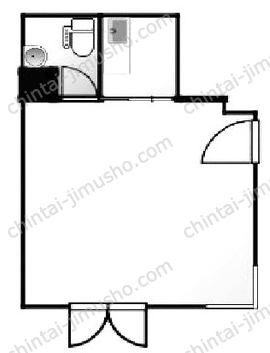 マノア大栄1Fの間取図