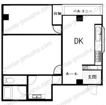 早川電機ビル2Fの間取図