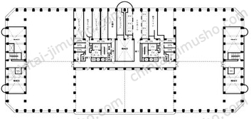 新宿アイランドタワー23Fの間取図