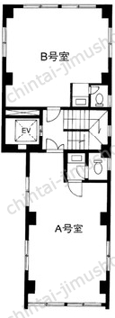 石原ビル3Fの間取図