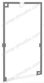 KIフラット越谷1Fの間取図