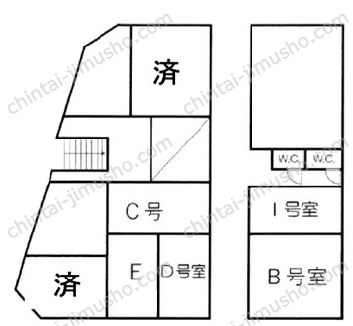 ハセガワビル1Fの間取図