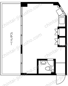 葵シャトー5Fの間取図