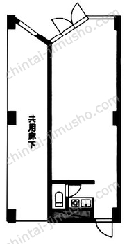 ⽉村マンションNo.181Fの間取図