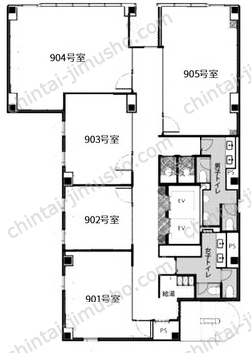 MARK SQUARE 御徒町9Fの間取図