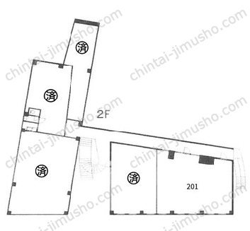 かわらビル2Fの間取図