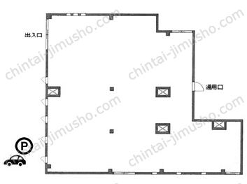 新河岸MSビル1Fの間取図