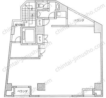 大和屋ビル9Fの間取図