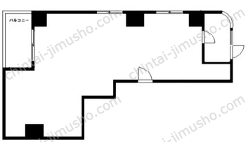 床井ビル3Fの間取図