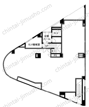 洗足ヒルズ1Fの間取図