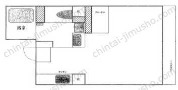 日本サンライズビル7Fの間取図