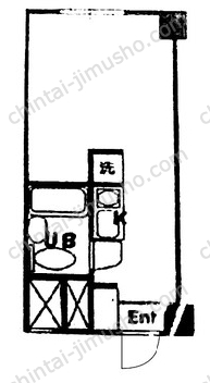 五反田サンハイツ9Fの間取図