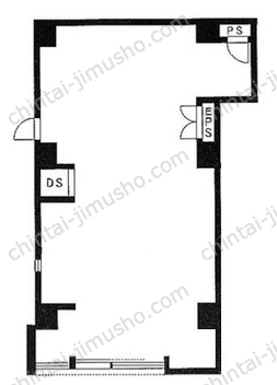 赤坂有馬ビル1Fの間取図