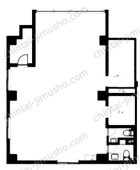 HOYO新虎ビル3Fの間取図