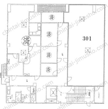 第8福住ビル3Fの間取図