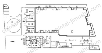 所沢FSビル1Fの間取図