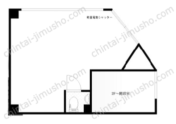 乙黒第一ビル1Fの間取図