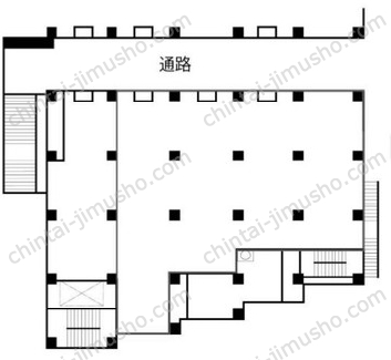 ベイスクエアよこすか一番館2Fの間取図