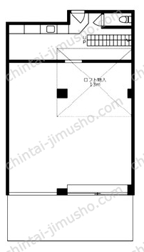 細野ビル1Fの間取図