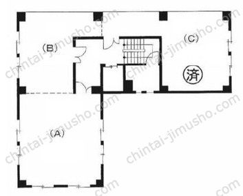 折田ビル5Fの間取図