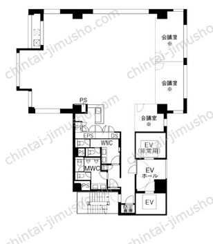 CIRCLES新橋2Fの間取図